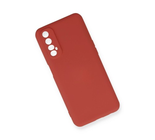 Realme 7 Kılıf Nano içi Kadife Silikon - Kiremit Realme 7 Kılıf Nano içi Kadife Silikon - Kiremit