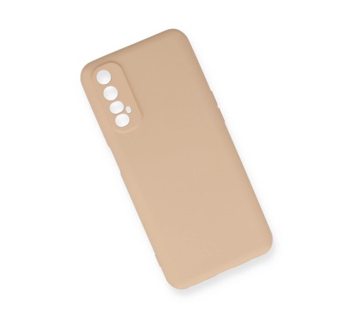 Realme 7 Kılıf Nano içi Kadife Silikon - Pudra Realme 7 Kılıf Nano içi Kadife Silikon - Pudra