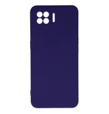 Oppo A73 Kılıf Nano içi Kadife Silikon - Mor