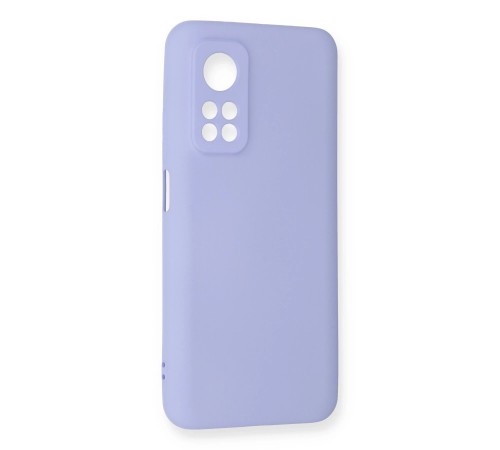 Xiaomi Mi 10T Kılıf Nano içi Kadife Silikon - Lila Xiaomi Mi 10T Kılıf Nano içi Kadife Silikon - Lila