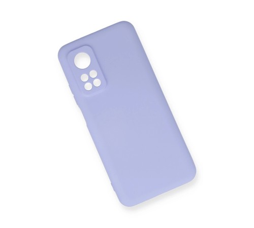 Xiaomi Mi 10T Kılıf Nano içi Kadife Silikon - Lila Xiaomi Mi 10T Kılıf Nano içi Kadife Silikon - Lila