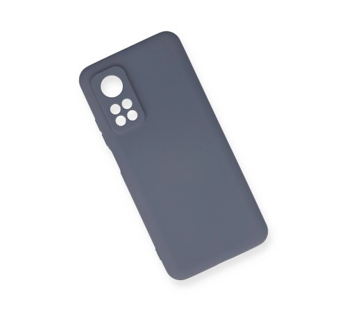 Xiaomi Mi 10T Kılıf Nano içi Kadife Silikon - Gri Xiaomi Mi 10T Kılıf Nano içi Kadife Silikon - Gri
