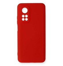 Xiaomi Mi 10T Kılıf Nano içi Kadife Silikon - Kırmızı