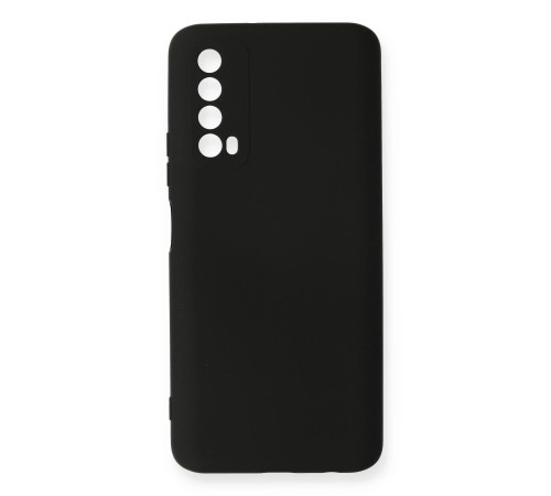 Huawei P Smart 2021 Kılıf Nano içi Kadife Silikon - Siyah Huawei P Smart 2021 Kılıf Nano içi Kadife Silikon - Siyah
