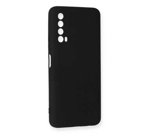Huawei P Smart 2021 Kılıf Nano içi Kadife Silikon - Siyah Huawei P Smart 2021 Kılıf Nano içi Kadife Silikon - Siyah