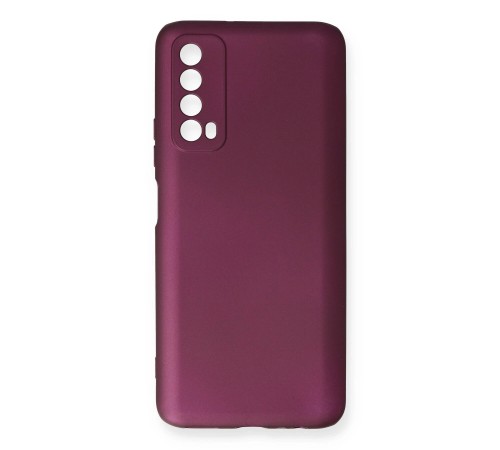 Huawei P Smart 2021 Kılıf First Silikon - Mürdüm Huawei P Smart 2021 Kılıf First Silikon - Mürdüm