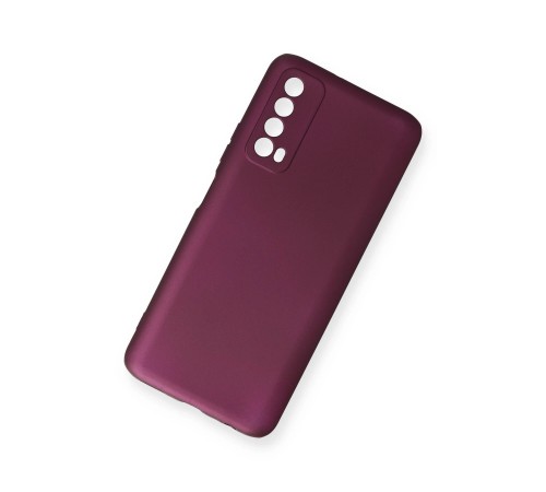 Huawei P Smart 2021 Kılıf First Silikon - Mürdüm Huawei P Smart 2021 Kılıf First Silikon - Mürdüm