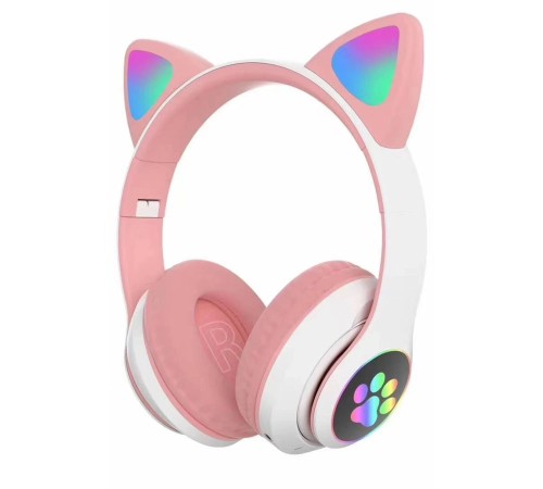 STN28 Kablosuz Kedi Kulaklık - Pembe STN28 Kablosuz Kedi Kulaklık - Pembe