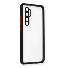 Xiaomi Mi Note 10 Lite Kılıf Miami Şeffaf Silikon - Siyah