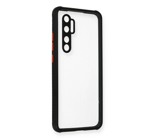 Xiaomi Mi Note 10 Lite Kılıf Miami Şeffaf Silikon - Siyah Xiaomi Mi Note 10 Lite Kılıf Miami Şeffaf Silikon - Siyah