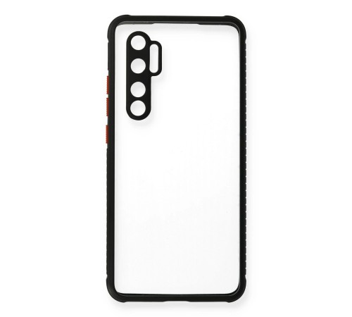 Xiaomi Mi Note 10 Lite Kılıf Miami Şeffaf Silikon - Siyah Xiaomi Mi Note 10 Lite Kılıf Miami Şeffaf Silikon - Siyah