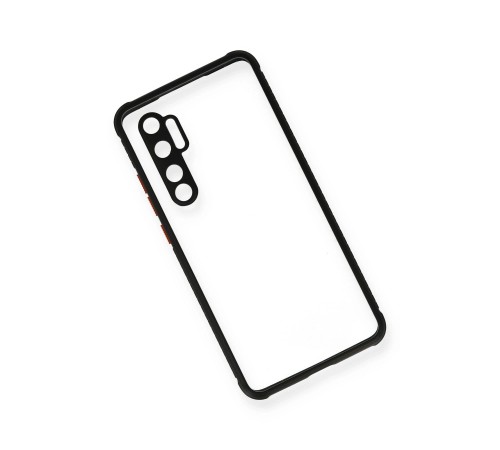 Xiaomi Mi Note 10 Lite Kılıf Miami Şeffaf Silikon - Siyah Xiaomi Mi Note 10 Lite Kılıf Miami Şeffaf Silikon - Siyah