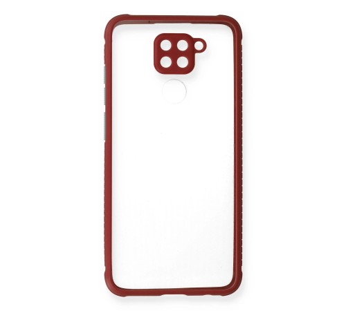 Xiaomi Redmi Note 9 Kılıf Miami Şeffaf Silikon - Fuşya Xiaomi Redmi Note 9 Kılıf Miami Şeffaf Silikon - Fuşya