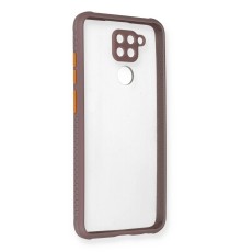 Xiaomi Redmi Note 9 Kılıf Miami Şeffaf Silikon - Açık Mor