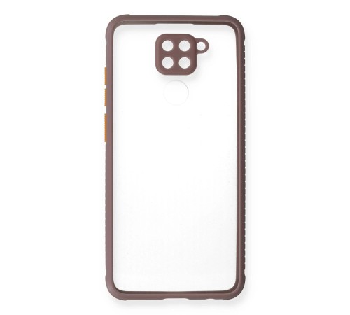 Xiaomi Redmi Note 9 Kılıf Miami Şeffaf Silikon - Açık Mor Xiaomi Redmi Note 9 Kılıf Miami Şeffaf Silikon - Açık Mor