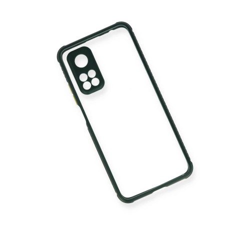 Xiaomi Mi 10T Pro Kılıf Miami Şeffaf Silikon - Koyu Yeşil Xiaomi Mi 10T Pro Kılıf Miami Şeffaf Silikon - Koyu Yeşil