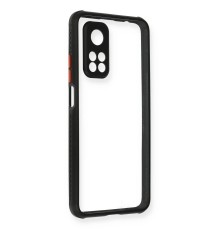 Xiaomi Mi 10T Pro Kılıf Miami Şeffaf Silikon - Siyah