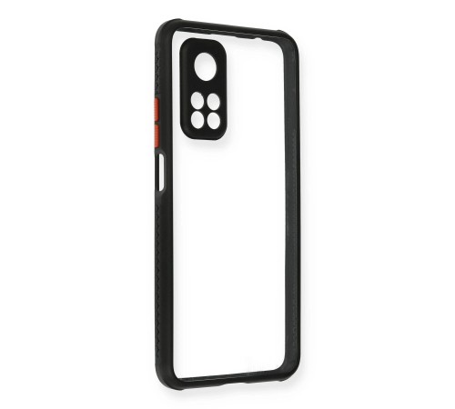 Xiaomi Mi 10T Pro Kılıf Miami Şeffaf Silikon - Siyah Xiaomi Mi 10T Pro Kılıf Miami Şeffaf Silikon - Siyah