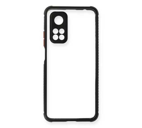 Xiaomi Mi 10T Pro Kılıf Miami Şeffaf Silikon - Siyah Xiaomi Mi 10T Pro Kılıf Miami Şeffaf Silikon - Siyah