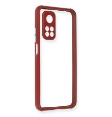 Xiaomi Mi 10T Pro Kılıf Miami Şeffaf Silikon - Fuşya