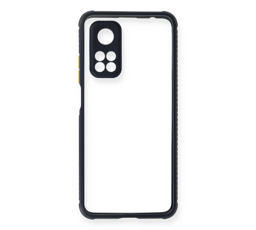 Xiaomi Mi 10T Pro Kılıf Miami Şeffaf Silikon - Lacivert Xiaomi Mi 10T Pro Kılıf Miami Şeffaf Silikon - Lacivert