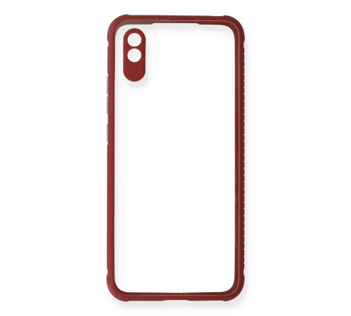 Xiaomi Redmi 9A Kılıf Miami Şeffaf Silikon - Fuşya Xiaomi Redmi 9A Kılıf Miami Şeffaf Silikon - Fuşya