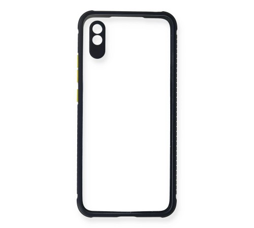 Xiaomi Redmi 9A Kılıf Miami Şeffaf Silikon - Lacivert Xiaomi Redmi 9A Kılıf Miami Şeffaf Silikon - Lacivert