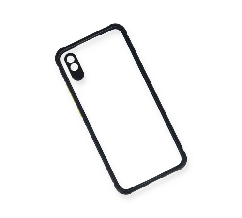 Xiaomi Redmi 9A Kılıf Miami Şeffaf Silikon - Lacivert Xiaomi Redmi 9A Kılıf Miami Şeffaf Silikon - Lacivert