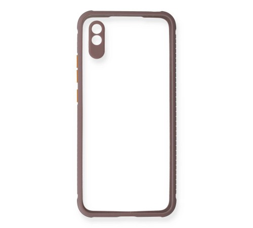 Xiaomi Redmi 9A Kılıf Miami Şeffaf Silikon - Açık Mor Xiaomi Redmi 9A Kılıf Miami Şeffaf Silikon - Açık Mor
