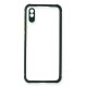 Xiaomi Redmi 9A Kılıf Miami Şeffaf Silikon - Koyu Yeşil