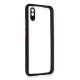 Xiaomi Redmi 9A Kılıf Miami Şeffaf Silikon - Siyah