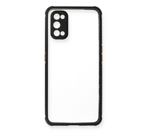 Realme 7 Pro Kılıf Miami Şeffaf Silikon - Siyah