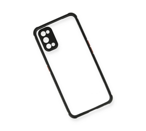 Realme 7 Pro Kılıf Miami Şeffaf Silikon - Siyah