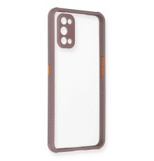 Realme 7 Pro Kılıf Miami Şeffaf Silikon - Açık Mor