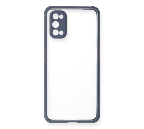 Realme 7 Pro Kılıf Miami Şeffaf Silikon - Gri