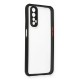 Realme 7 Kılıf Miami Şeffaf Silikon - Siyah