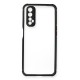 Realme 7 Kılıf Miami Şeffaf Silikon - Siyah