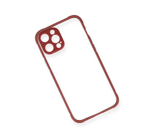 iPhone 12 Pro Kılıf Miami Şeffaf Silikon - Fuşya iPhone 12 Pro Kılıf Miami Şeffaf Silikon - Fuşya