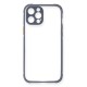 iPhone 12 Pro Kılıf Miami Şeffaf Silikon - Gri