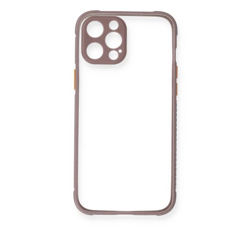 iPhone 12 Pro Kılıf Miami Şeffaf Silikon - Açık Mor iPhone 12 Pro Kılıf Miami Şeffaf Silikon - Açık Mor