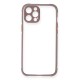 iPhone 12 Pro Kılıf Miami Şeffaf Silikon - Açık Mor