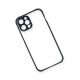 iPhone 12 Pro Kılıf Miami Şeffaf Silikon - Lacivert