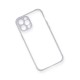iPhone 12 Pro Kılıf Miami Şeffaf Silikon - Lila