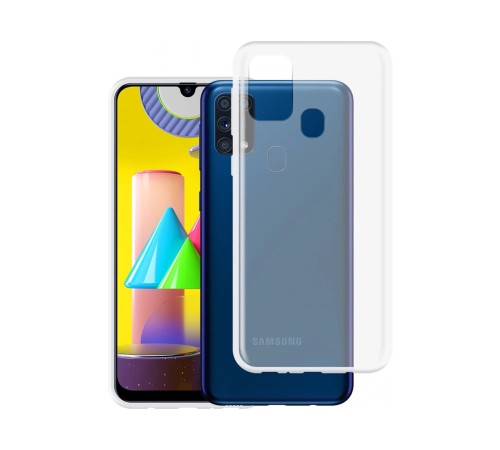Samsung Galaxy M31 Kılıf Lüx Şeffaf Silikon Samsung Galaxy M31 Kılıf Lüx Şeffaf Silikon