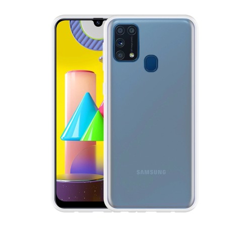 Samsung Galaxy M31 Kılıf Lüx Şeffaf Silikon Samsung Galaxy M31 Kılıf Lüx Şeffaf Silikon