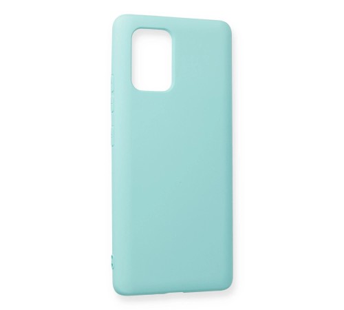 Samsung Galaxy A91 / S10 Lite Kılıf Nano içi Kadife Silikon - Turkuaz Samsung Galaxy A91 / S10 Lite Kılıf Nano içi Kadife Silikon - Turkuaz