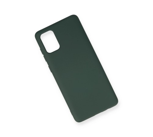Samsung Galaxy A71 Kılıf Nano içi Kadife Silikon - Koyu Yeşil Samsung Galaxy A71 Kılıf Nano içi Kadife Silikon - Koyu Yeşil