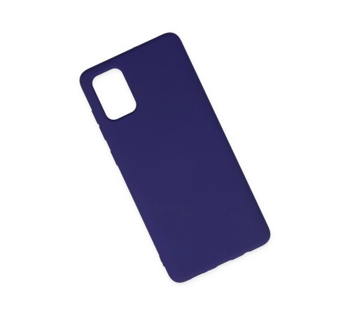Samsung Galaxy A71 Kılıf Nano içi Kadife Silikon - Mor Samsung Galaxy A71 Kılıf Nano içi Kadife Silikon - Mor