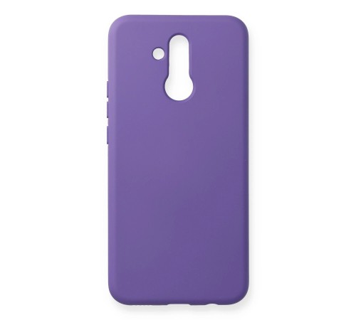 Huawei Mate 20 Lite Kılıf Nano içi Kadife Silikon - Koyu Mor Huawei Mate 20 Lite Kılıf Nano içi Kadife Silikon - Koyu Mor