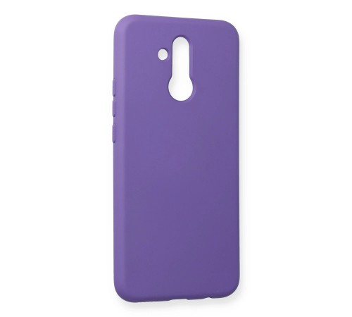 Huawei Mate 20 Lite Kılıf Nano içi Kadife Silikon - Koyu Mor Huawei Mate 20 Lite Kılıf Nano içi Kadife Silikon - Koyu Mor